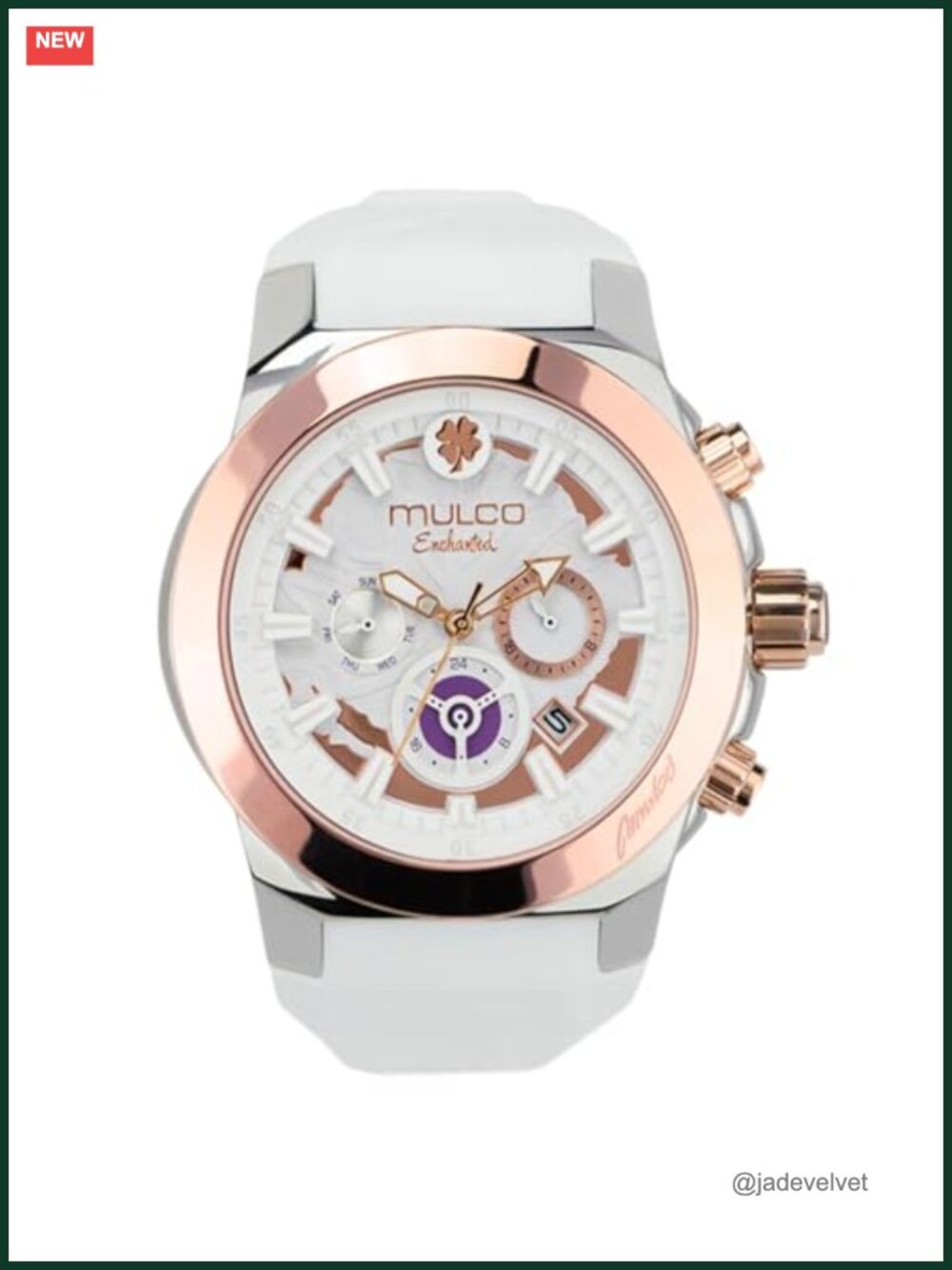Luxury Waterproof Watch Women Rose Gold Stainless Steel Analog Silicone